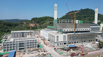 瀘州市垃圾焚燒發(fā)電廠(chǎng)擴(kuò)能工程加快施工建設(shè)，全力沖刺收官